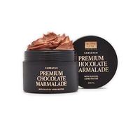 Marmellata di Cioccolato Premium - Lozione Solare Abbronzante Rapida con Carota e Olio d'Oliva - La prima Marmellata per la Cura e l'Abbronzatura per un Corpo Più Scuro (200 ml)