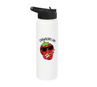 Marmellata Di Fragole Cibo Divertente Gioco Stainless Steel Insulated Water Bottle