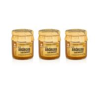 Marmellata di zucca e mandorle - Confezione da 3 vasetti da 280g ciascuno - Gusto cremoso e consistenza croccante - Ideale per dessert e colazioni - Senza coloranti né conservanti