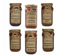 Marmellate di Frutta - Prodotti Tipici Calabresi - Gourmet Artigianale - Made 100% in Italy - Senza Glutine - Delizie Vaticane Di Tropea - 180gr (Scegliere 3 Gusto)