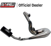 MARMITA CON SILENZIATORE GIANNELLI PER PIAGGIO VESPA 50 PK OMOLOGATA 30510+30511