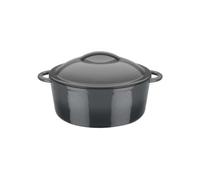 Pentola in ghisa solida - GSW - GREY SHADOW - 24 cm - Rotonda - Induzione - Grigio