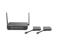 Marmitek Stream 4K Pro KIT (2TX/1RX) - Sistema di presentazione wireless con 2 trasmettitori (USB-C Dongle) e 1 ricevitore - Sistema di presentazione HDMI - Soluzione conferenza - Touchback - Wireless