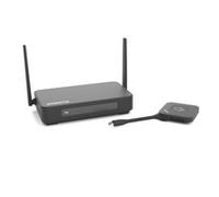 Marmitek Stream 4K Pro KIT (1TX/1RX) - Sistema di presentazione wireless con 1 trasmettitore (USB-C Dongle) e 1 ricevitore - Sistema di presentazione HDMI - Soluzione conferenza - Touchback - Wireless
