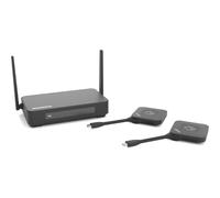 Sistema di presentazione HDMI 4K wireless Marmitek Stream 4K Pro KIT 2TX/1RX - 2 dongle USB-C per screen sharing - split screen, touchback, PoE, doppia HDMI - BYOD sala riunioni