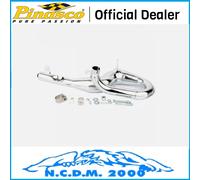 Marmitta ad espansione Pinasco cromata per Vespa PX 125/150