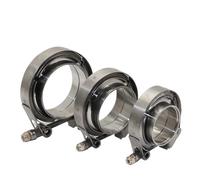 Marmitta Auto Morsetto Universale Tubo Scarico Turbo Vband, Flangia Maschio Femmina Kit Morsetto V In Acciaio Inox 304, Sgancio Rapido, Morsetto V Band Tubo Scarico Auto(2.36 inch 60mm)