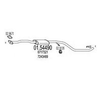 MARMITTA CENTRALE PER FORD ESCORT VII SW 1.3 SW KW 44 1/95> 37.09.06