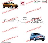 MARMITTA COMPLETA CENTRALE + TERMINALE LANCIA Y (840) 1.2 1.4