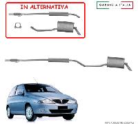 MARMITTA COMPLETA CENTRALE + TERMINALE LANCIA Y (840) 1.2