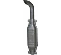Marmitta completa con prolunga curva piccola Ø 60mm L1140mm