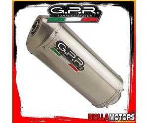 MARMITTA COMPLETA GPR YAMAHA T-MAX 500 500 2001-2011 OMOLOGATO SATINOX SCOM.108.