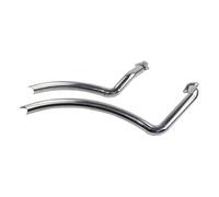 Marmitta Completa Per Moto Per Shadow VT750 Per Spirit 750 Per Phantom VT750C VT750C2 VT750C2B VT750DC Per ACE750 Aero(Cromo)