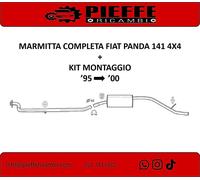 Marmitta completa SIGAM per FIAT Panda 141 1.1 4X4 + kit montaggio