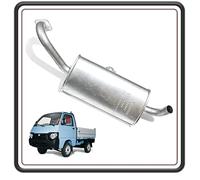 MARMITTA COMPLETA TERMINALE DI SCARICO COMPATIBILE PER PIAGGIO QUARGO DIESEL TUTTI I MODELLI.