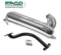 MARMITTA CROMATA A SILURO VESPA ET3 50 125 SPECIAL FACO 0015/C