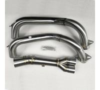 MARMITTA DI SCARICO COMPLETA PER MOTO - Tubo di scarico per YAMAHA MT07 2014-2023 Tubo Scarico Moto(Bianca)