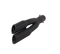 Marmitta di Scarico per Benelli 502C Moto Universale Doppio Foro Tubo di Scarico Moto Marmitta Fuga Rimovibile Doppio Db Killer (Colore : Right 1)