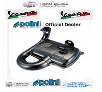 MARMITTA ESPANSIONE POLINI ORIGINAL NERA PER VESPA PX 125 - 150 1998 - 2000