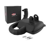 Marmitta Espansione SIP Road Racing 2.0 Vespa 125 150 PX ARCOBALENO NERA MF0279