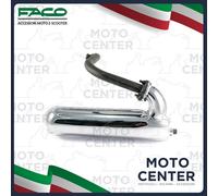 MARMITTA FACO CROMATA A SILURO PIAGGIO VESPA 50 N L R - 50 SPECIAL - 50 SS - 90