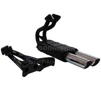 MARMITTA FIAT 600 SEAT 600 ABARTH 850 TC e 1000 - DOPPIO SCARICO CROMATO Ø 63 mm