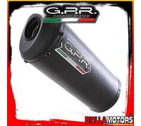 Gpr Exhaust Systems Ghisa Royal Enfield Scram 411 E5 22-23 Homologated Muffler Argento Homologated