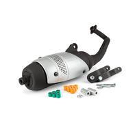 5512 - Scarico Completo LeoVince TOURING Inox Nero PIAGGIO NRG (94-96)