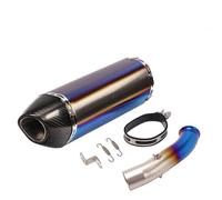Marmitta Motocicletta For DUKE 125 200 250 390 RC390 2017-2020 Motorcycle Exhaust System Modified Link Pipe Muffler Carbon Fiber Espansione(A)