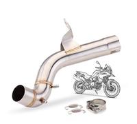 Marmitta Motocicletta Per BMW Per F750GS F850GS Tubo Scarico A Sezione Centrale Per Motocicletta Coda Modifica Non Distruttiva Espansione(TYPE-A)