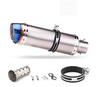 Marmitta Motocicletta Universale 51mm Moto ATV Tubi Scarico Modificare Marmitta Per Kawasaki Per Z400 Per DUKE 125 250 CBR500 MT07 Espansione(C)