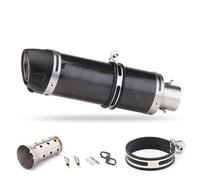 Marmitta Motocicletta Universale 51mm Moto ATV Tubi Scarico Modificare Marmitta Per Kawasaki Per Z400 Per DUKE 125 250 CBR500 MT07 Espansione(A)