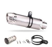 Marmitta Motocicletta Universale 51mm Moto ATV Tubi Scarico Modificare Marmitta Per Kawasaki Per Z400 Per DUKE 125 250 CBR500 MT07 Espansione(H)