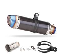 Marmitta Motocicletta Universale 51mm Moto ATV Tubi Scarico Modificare Marmitta Per Kawasaki Per Z400 Per DUKE 125 250 CBR500 MT07 Espansione(J)