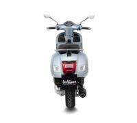 Leovince Lv One Evo Vespa Gts 125 Iget Abs 21-24 Not Homologated Slip On Muffler Argento Not Homologated