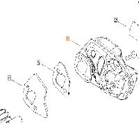 Marmitta ORIGINALE motosega ECHO CS 2511/ CS2510TES
