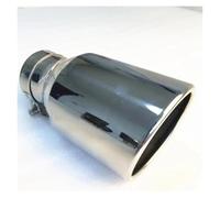 Marmitta Per Automobile Tubo Di Scarico Modificato In Acciaio Inox Calibro Grande 114 Gola Di Coda Universale Testa Scarico Obliqua Terminale Scarico Auto(63MM IN-115MM OUT)
