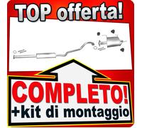Marmitta per NISSAN ALMERA II 1.5 dCi 2.2 dCi TD 82/110/112 PS 3 volumi