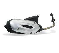 Marmitta Piaggio, completa di scudo termico, 150 cc 4T 3V E4, 1A0076735