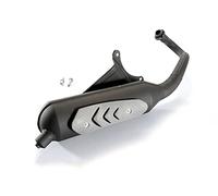 Polini Marmitta 200.0308 Originale per Piaggio ZIP Aria / ZIP SP 50 LC 2T Acciaio nero Omologata
