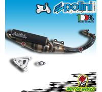 MARMITTA POLINI OMOLOGATA SCOOTER TEAM 4 YAMAHA AEROX 50 2T H2O dal 2004 ->