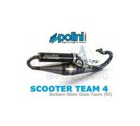 MARMITTA POLINI SCOOTER TEAM 4 MINARELLI ORIZZONTALE COD 200.0408 OMOLOGATA