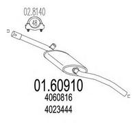 MARMITTA POSTERIORE PER FIAT CAMPAGNOLA 2.0 FUORISTRADA KW 59 6/74> 35.58.07