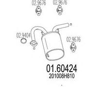 MARMITTA POSTERIORE PER NISSAN X-TRAIL 2.2 dCi FUORISTRADA KW 100 12/03> NI.87.0