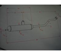 MARMITTA "RMS" PIAGGIO SI TUTTE LE VERSIONI (TIPO ORIGINALE)