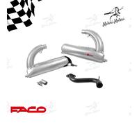 marmitta scarico espansione siluro banana cromata Faco racing vespa 50 N/R Sp...