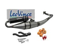 Marmitta Scarico LeoVince TT Piaggio NRG MC3 MC2 POWER DD DT 50 2T Nero - MF3703