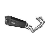 LeoVince Scarico LV-12 Inox Nero per Yamaha T-MAX 560/Tech Max (20-23) 15305BK