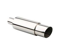 Marmitta Scarico Marmitta Terminale Marmitte Sportive Da Corsa Turbo Sound Boost Acciaio Inossidabile Ingresso Uscita 55 Mm Tubo Scarico(S)