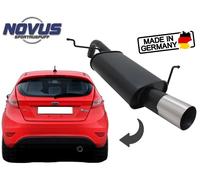 Marmitta Scarico Sportivo OMOLOGATO 90mm RACING Fiesta MK7 1.2 1.4 1.6 2008-2017